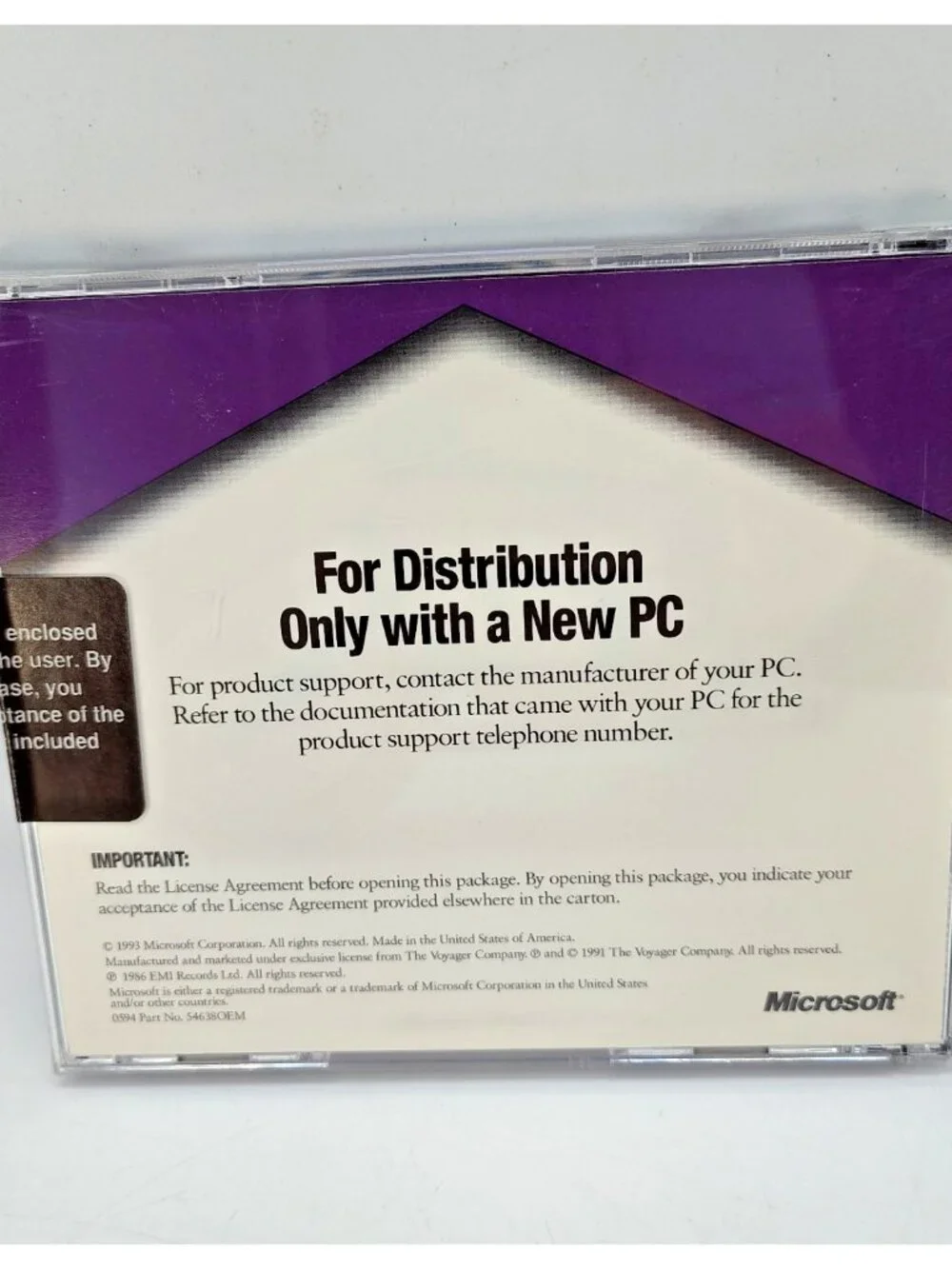 Microsoft Multimedia Schubert The Trout Quintet PC CD-ROM Vintage Interactive